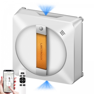 Liectroux YW710 ikkunanpesurobotti, kaksoisvesisuihku, lasersensori, automaattinen lasin märkäpyyhintä, kotitalouksien lattia- ja ikkunaimuri, kauko-ohjaus ja sovellusohjaus